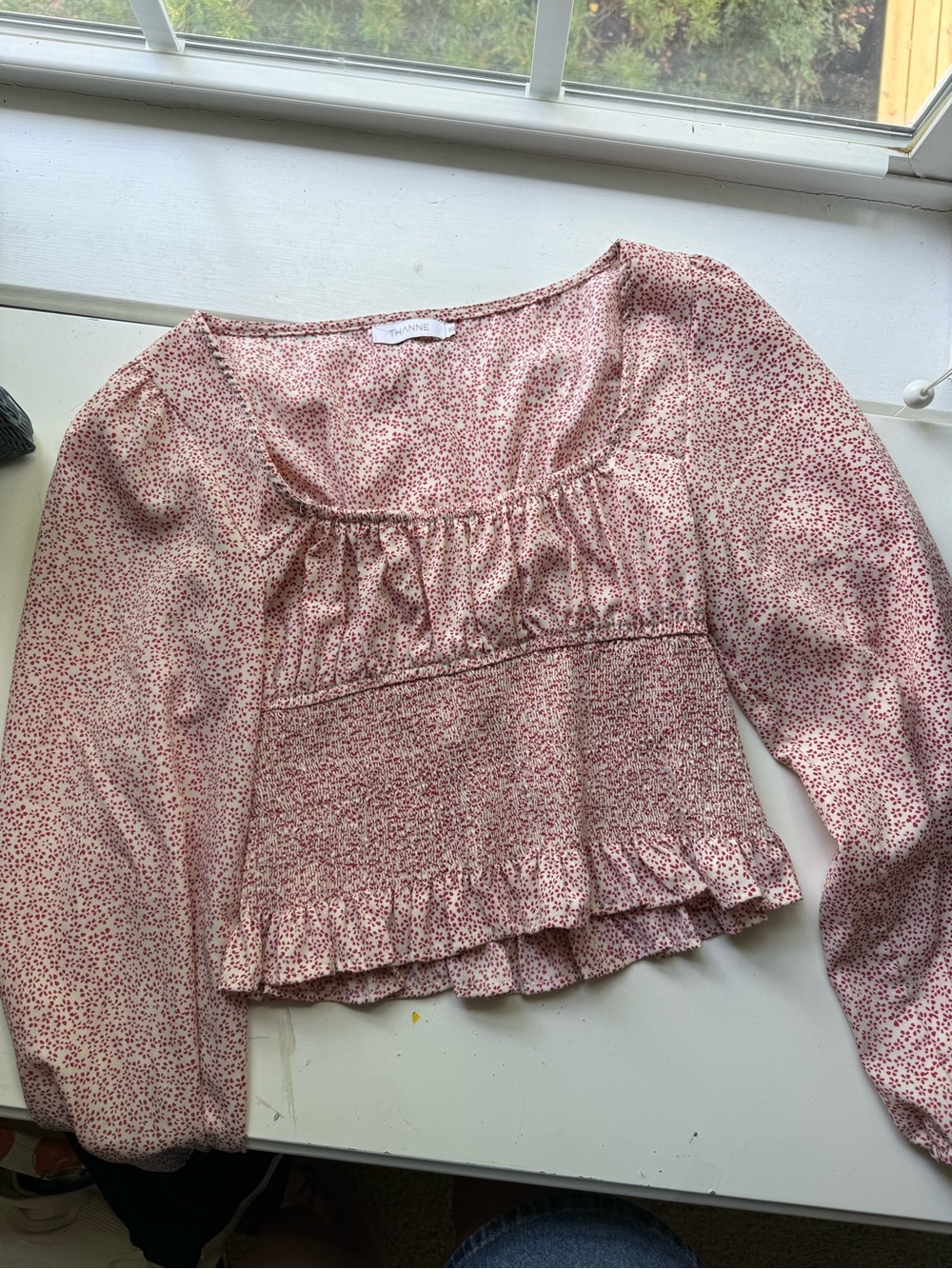 Vince Pink Floral Blouse